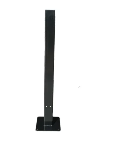 eVoomXT Single Unit Mounting Post, Mild Steel Painted Black