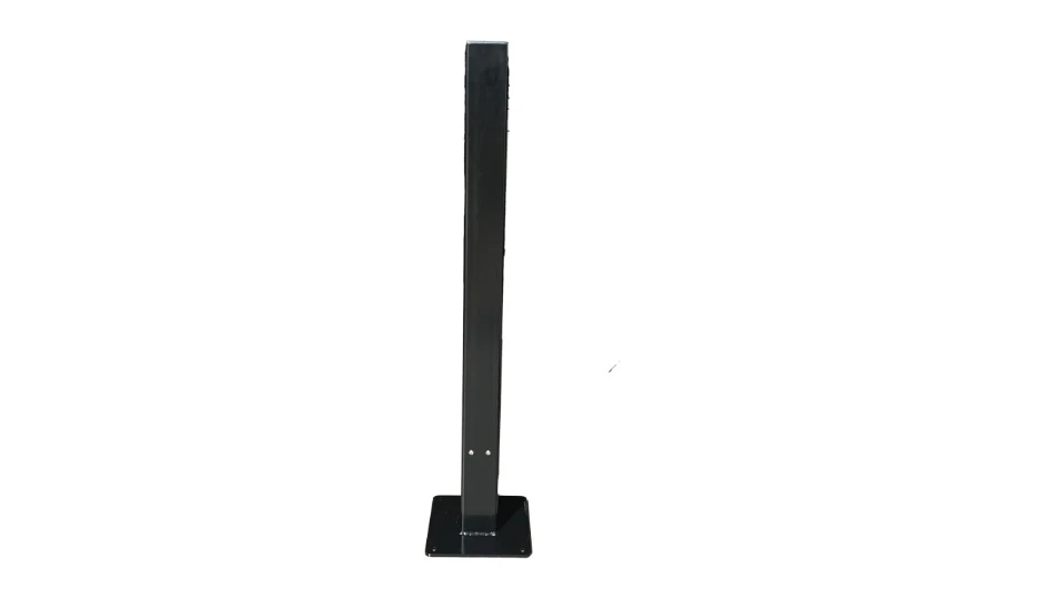 eVoomXT Single Unit Mounting Post, Mild Steel Painted Black