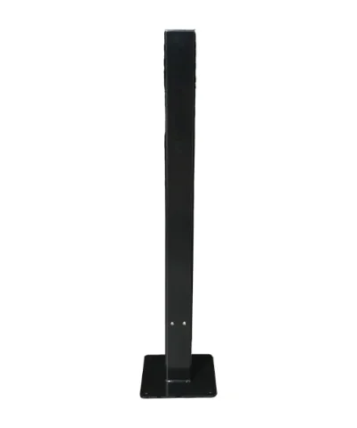 eVoomXT Dual Unit Mounting Post, Mild Steel Painted Black