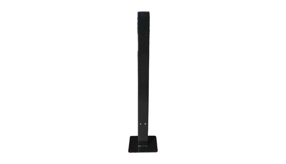 eVoomXT Dual Unit Mounting Post, Mild Steel Painted Black