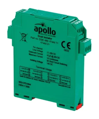 Apollo XP95 DIN Rail Dual Isolator 55000-802